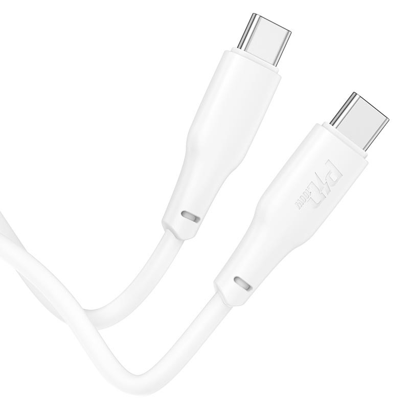 Фото Дата кабель Hoco X93 Force Type-C to Type-C 100W (1m) (White) в магазине vchehle.ua