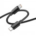 Фото Дата кабель Hoco X96 Hyper Type-C to Type-C 100W (1m) (Black) в маназині vchehle.ua