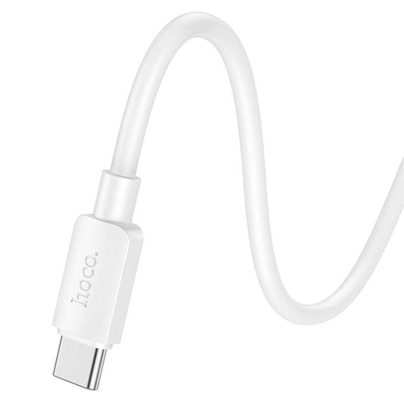 Фото Дата кабель Hoco X96 Hyper Type-C to Type-C 100W (1m) (White) в маназині vchehle.ua