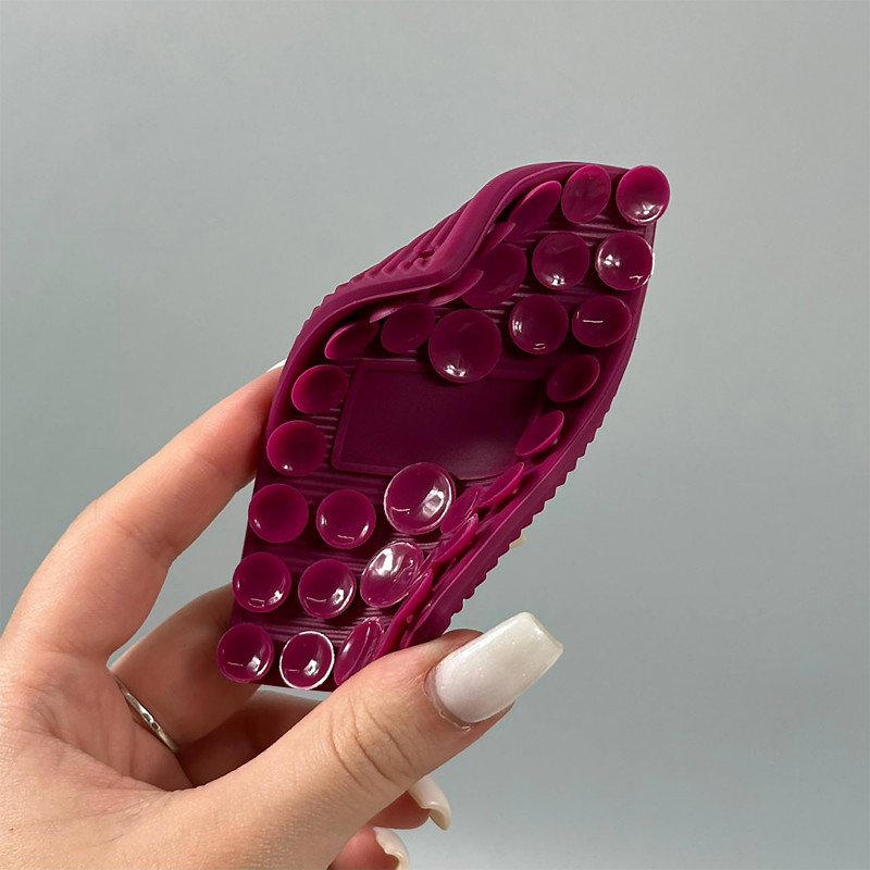 Фото Держатель-присоска для телефона Sticker Hold Silicone 100*60 мм (Plum) на vchehle.ua
