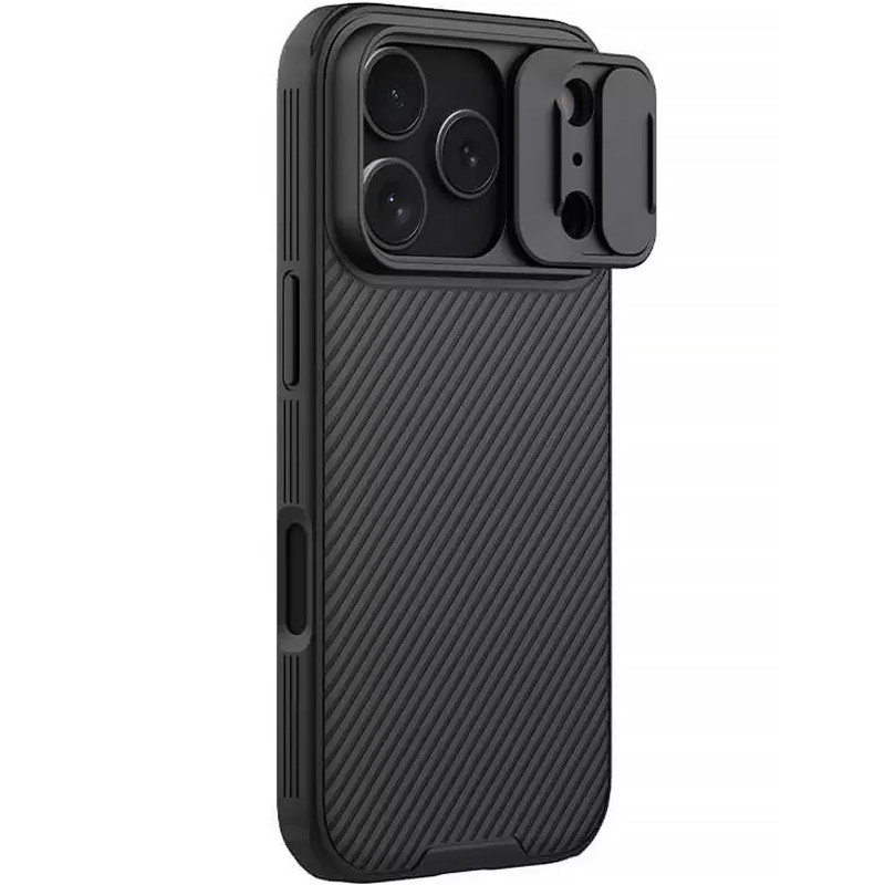 Карбонова накладка Nillkin CamShield Pro на Apple iPhone 17 Pro / 18 Pro (6.3") (Black)