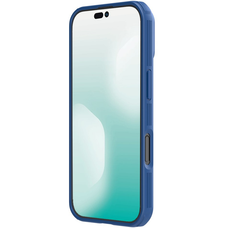 Фото Карбоновая накладка Nillkin CamShield Pro для Apple iPhone 17 (6.3") (Blue) на vchehle.ua