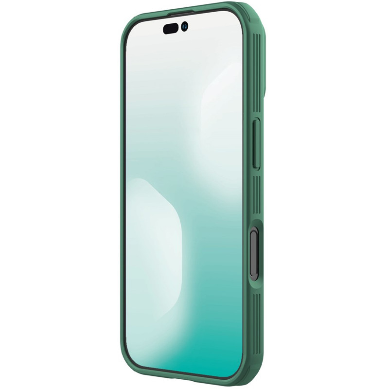 Фото Карбоновая накладка Nillkin CamShield Pro для Apple iPhone 17 (6.3") (Deep Green) на vchehle.ua