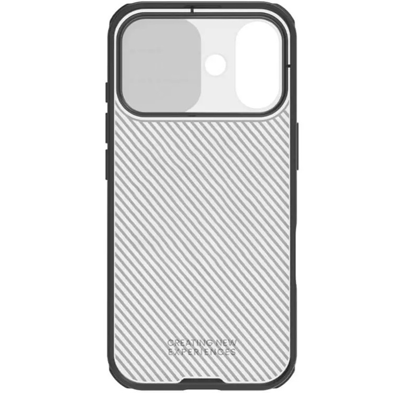 Карбоновая накладка Nillkin CamShield Pro для Apple iPhone 17 (6.3") (Transparent black) в магазине vchehle.ua