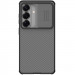Фото Карбоновая накладка Nillkin CamShield Pro для Samsung Galaxy S26 FE (Transparent black) на vchehle.ua