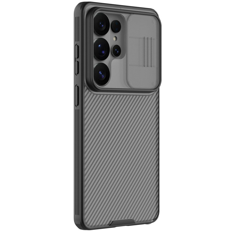 Карбоновая накладка Nillkin CamShield Pro для Samsung Galaxy S26 Ultra (Transparent black)
