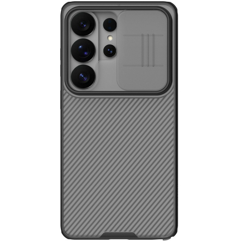 Фото Карбоновая накладка Nillkin CamShield Pro для Samsung Galaxy S26 Ultra (Transparent black) на vchehle.ua