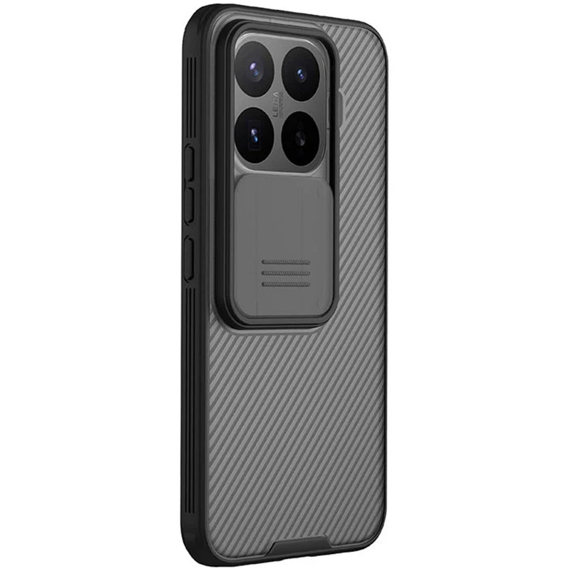 Карбонова накладка Nillkin CamShield Pro на Xiaomi 17T (Transparent black)
