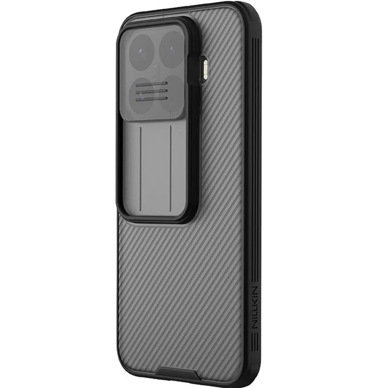 Фото Карбонова накладка Nillkin CamShield Pro на Xiaomi 17T (Transparent black) в маназині vchehle.ua
