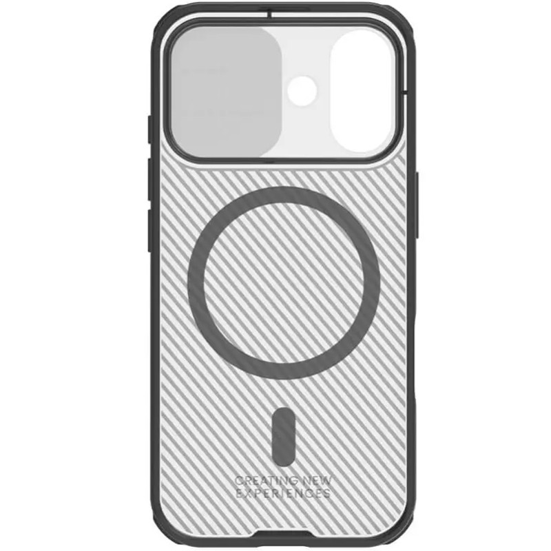 Купить Карбоновая накладка Nillkin CamShield Pro Magnetic для Apple iPhone 17 (6.3") (Transparent black) на vchehle.ua