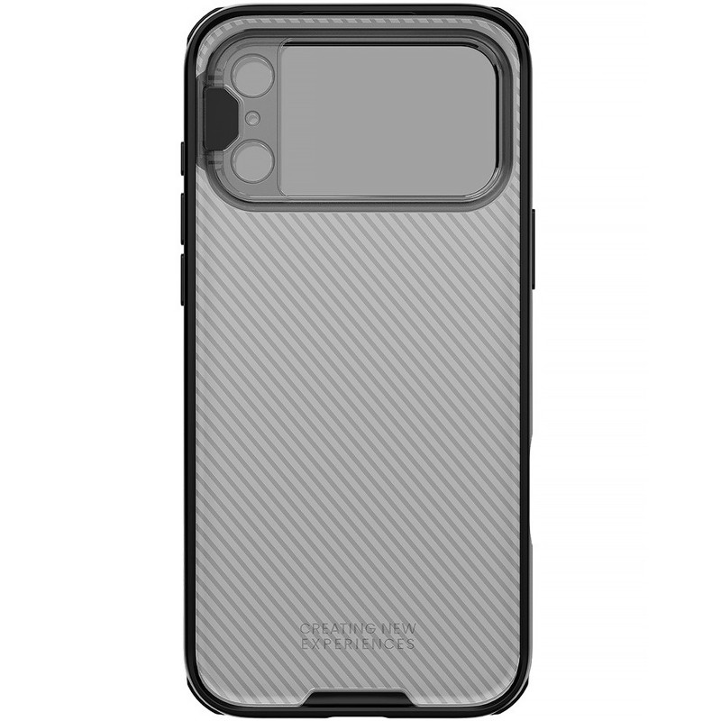 Фото Карбоновая накладка Nillkin Camshield Prop для Apple iPhone 17 Pro / 18 Pro (6.3") (Transparent black) в магазине vchehle.ua