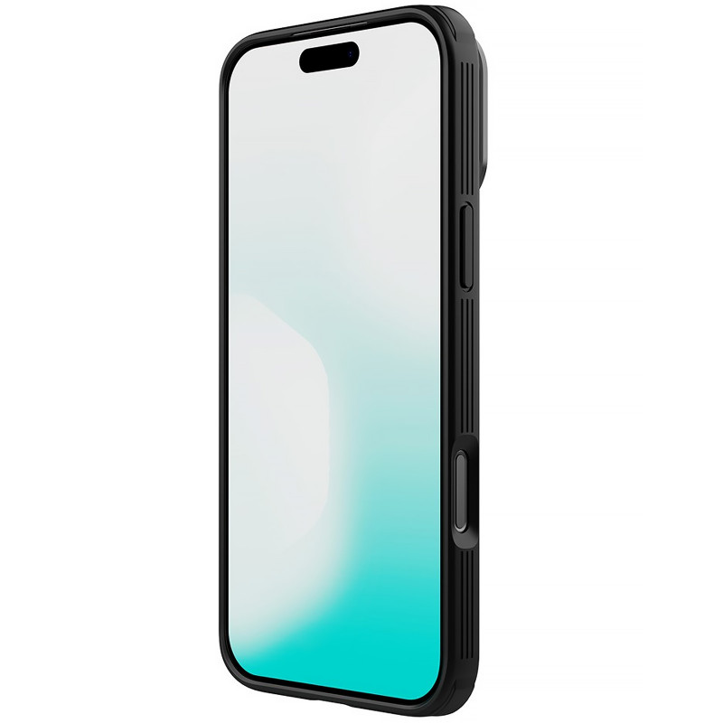 Заказать Карбоновая накладка Nillkin Camshield Prop для Apple iPhone 17 Pro / 18 Pro (6.3") (Transparent black) на vchehle.ua