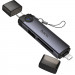 Замовити Картридер Hoco HB56B Victory 5in1 Type-C/Lightning to SD/TF3.0 + USB 2.0 (Metal gray) на vchehle.ua
