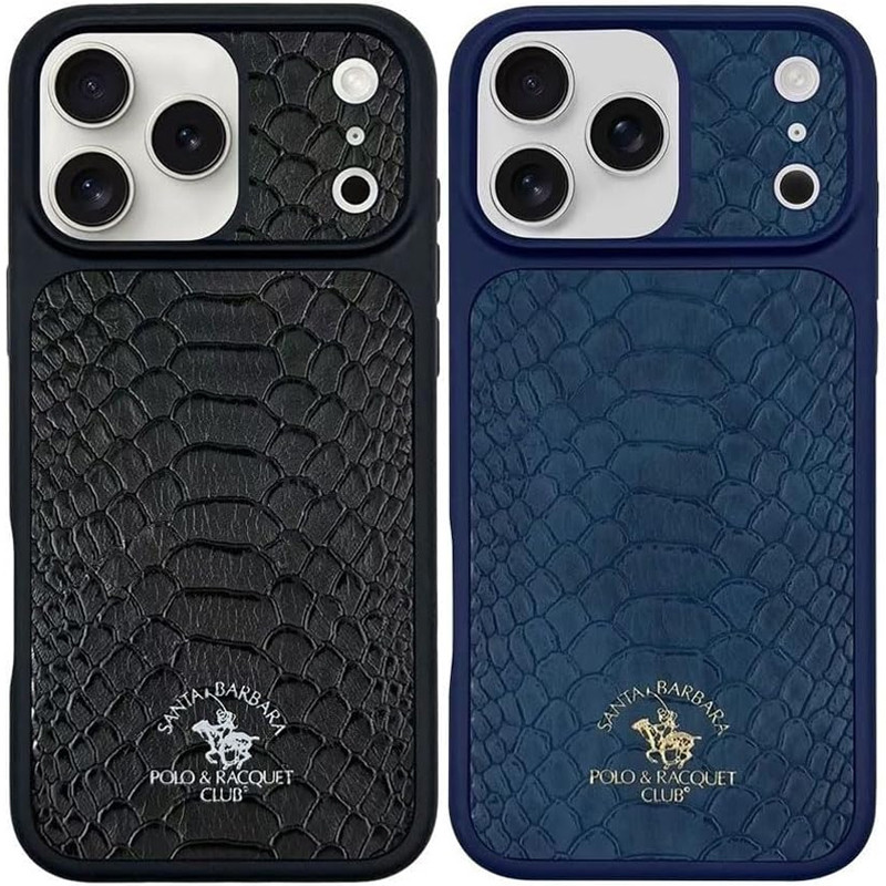 Кожаная накладка Santa Barbara Polo & Racquet Club Series Knight для Apple iPhone 17 Pro (6.3")