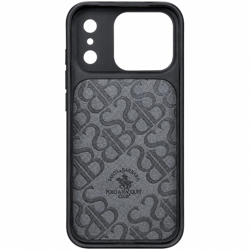 Фото Кожаная накладка Santa Barbara Polo & Racquet Club Series Knight для Apple iPhone 17 Pro (6.3") (Black) в магазине vchehle.ua