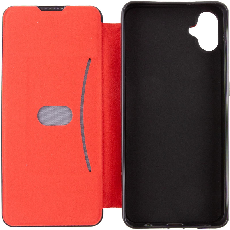 Кожаный чехол-книжка Belora для Samsung Galaxy A08 / A07 4G / A06 (Red) в магазине vchehle.ua