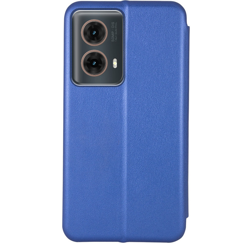 Фото Кожаный чехол-книжка Classy для Motorola Moto G85 (Синий) на vchehle.ua