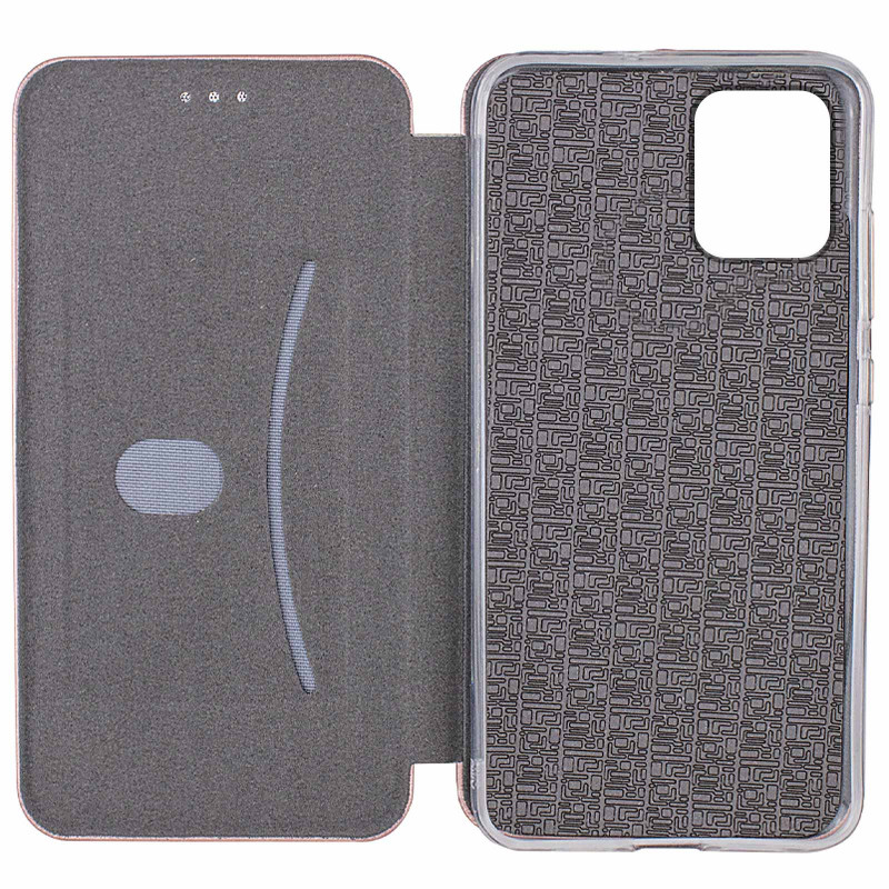Фото Шкіряний чохол-книжка Classy на Samsung Galaxy A08 / A07 4G (Rose Gold) в маназині vchehle.ua