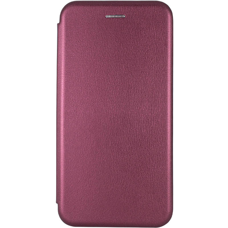 Кожаный чехол-книжка Classy для Samsung Galaxy A51 (Бордовый)