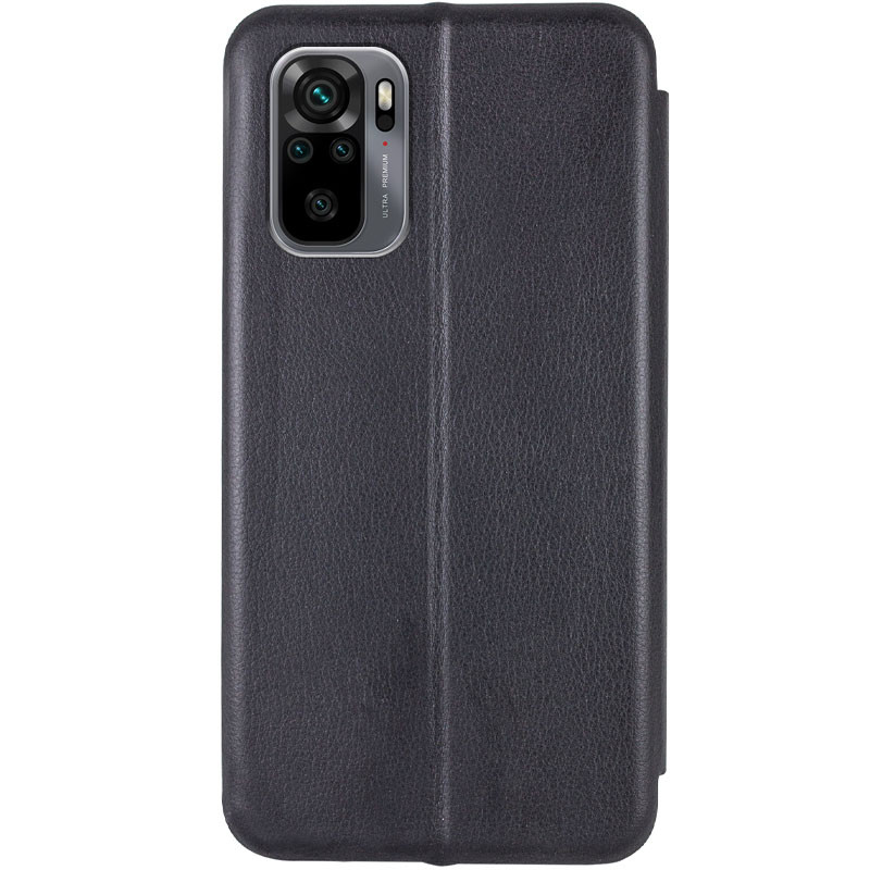 Фото Кожаный чехол-книжка Classy для Xiaomi Redmi Note 10 / Note 10s / Poco M5s (Черный) в магазине vchehle.ua