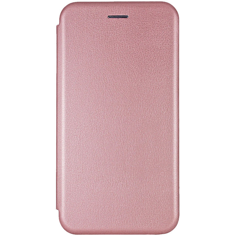 Кожаный чехол-книжка Classy для Xiaomi Redmi Note 14 4G (Europe version) (Rose Gold)