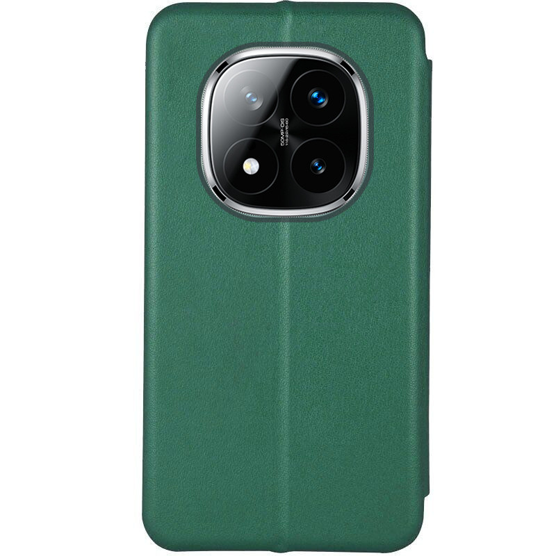 Фото Шкіряний чохол-книжка Classy на Xiaomi Redmi Note 15 4G/5G (EU) (Зелений) на vchehle.ua