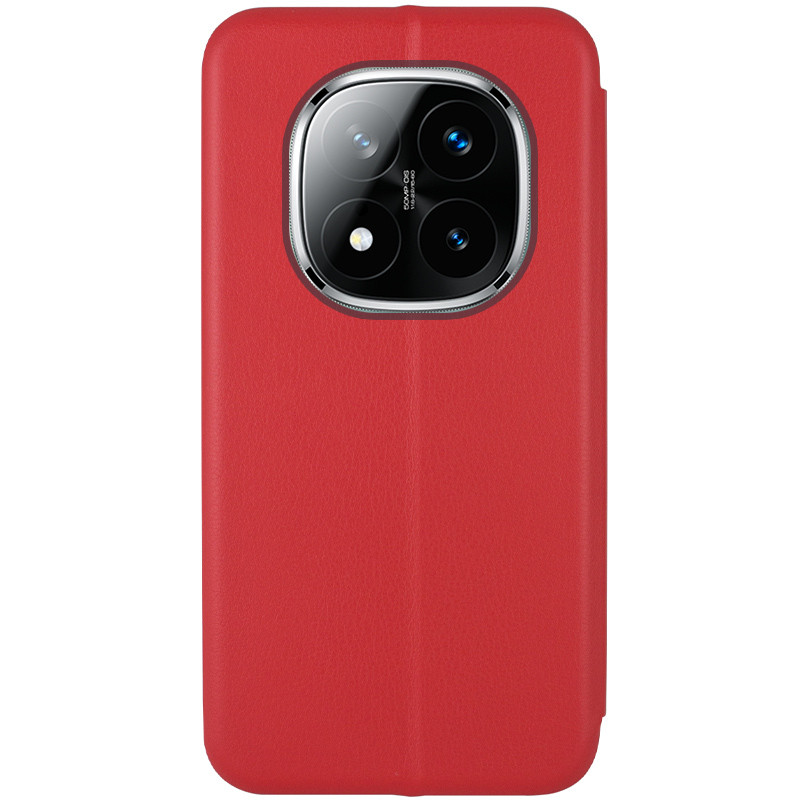 Фото Шкіряний чохол-книжка Classy на Xiaomi Redmi Note 15 4G/5G (EU) (Червоний) в маназині vchehle.ua
