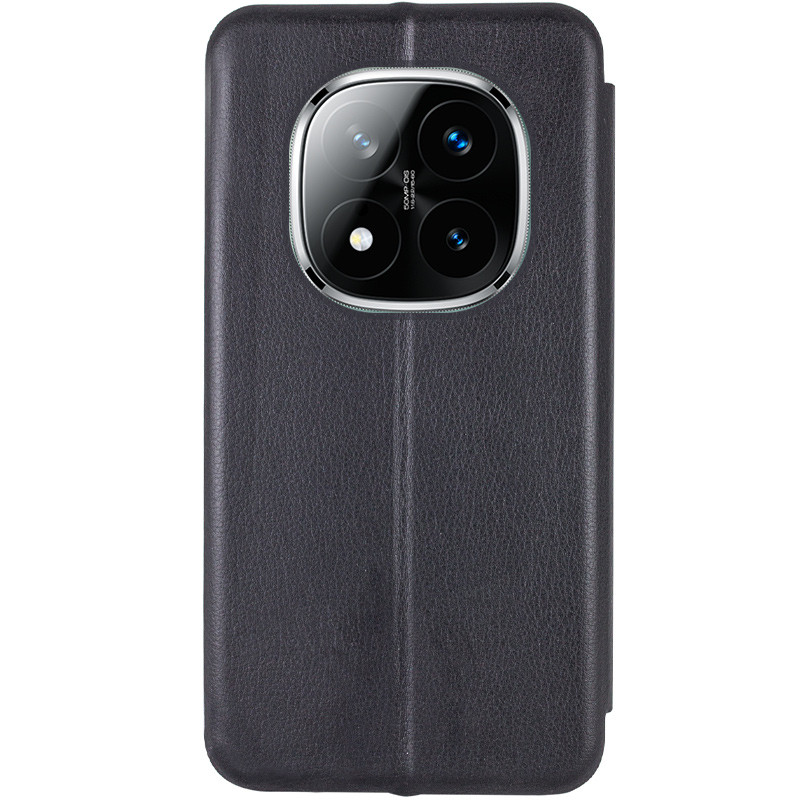 Фото Шкіряний чохол-книжка Classy на Xiaomi Redmi Note 15 4G/5G (EU) (Чорний) в маназині vchehle.ua