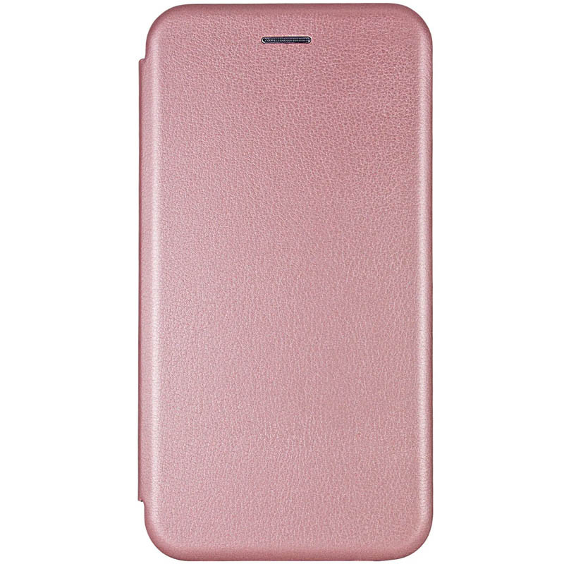 Кожаный чехол-книжка Classy для Xiaomi Redmi Note 9s / Note 9 Pro / Note 9 Pro Max (Rose Gold)