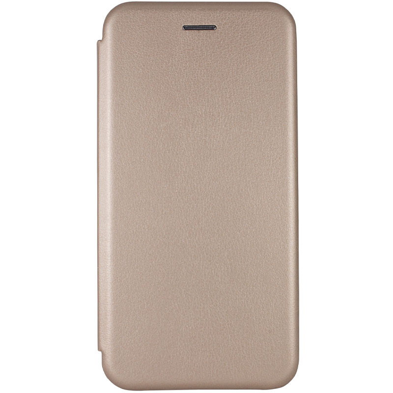 Кожаный чехол-книжка Classy для Xiaomi Redmi Note 9s / Note 9 Pro / Note 9 Pro Max (Золотой)