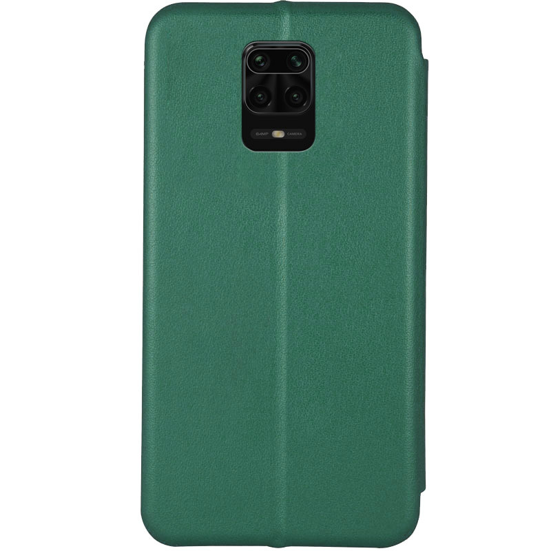 Фото Кожаный чехол-книжка Classy для Xiaomi Redmi Note 9s / Note 9 Pro / Note 9 Pro Max (Зеленый) на vchehle.ua