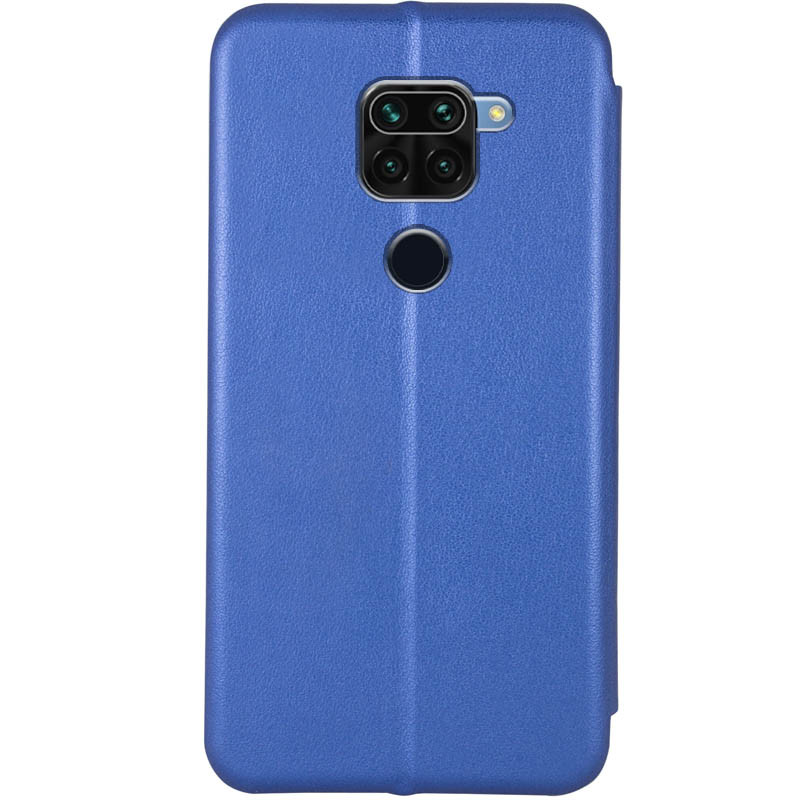 Фото Кожаный чехол-книжка Classy для Xiaomi Redmi Note 9 / Redmi 10X (Синий) на vchehle.ua