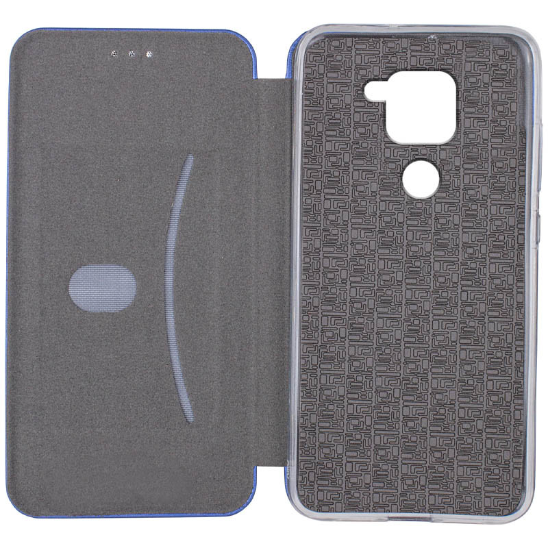 Фото Кожаный чехол-книжка Classy для Xiaomi Redmi Note 9 / Redmi 10X (Синий) в магазине vchehle.ua