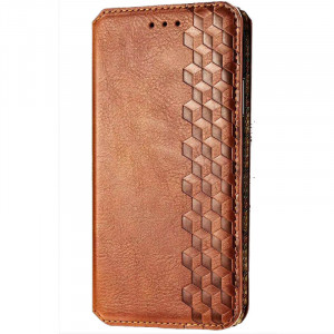 Кожаный чехол-книжка GETMAN Cubic (PU) для Xiaomi Redmi Note 9