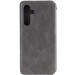 Фото Шкіряний чохол-книжка GETMAN Cubic (PU) на Samsung Galaxy A18 / A17 (Сірий) в маназині vchehle.ua