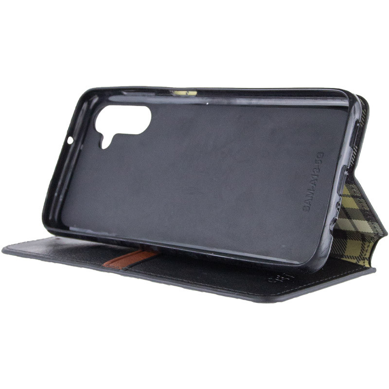 Купить Кожаный чехол-книжка GETMAN Cubic (PU) для Samsung Galaxy A27 (Черный) на vchehle.ua