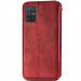 Фото Шкіряний чохол-книжка GETMAN Cubic (PU) на Samsung Galaxy A51 (Червоний) на vchehle.ua