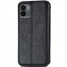 Фото Кожаный чехол-книжка GETMAN Cubic (PU) для Xiaomi Redmi A1 / A2 (Черный) на vchehle.ua