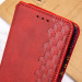 Купить Кожаный чехол-книжка GETMAN Cubic (PU) для Xiaomi Redmi Note 14 4G (Europe version) (Красный) на vchehle.ua