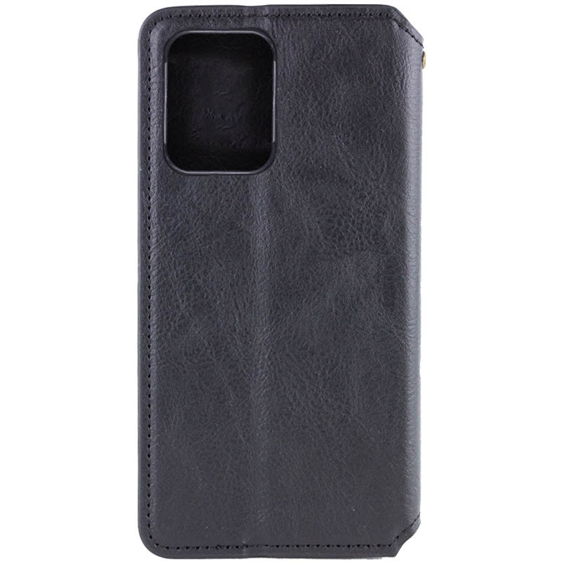 Фото Кожаный чехол-книжка GETMAN Cubic (PU) для Xiaomi Redmi Note 14 4G (Europe version) (Черный) в магазине vchehle.ua