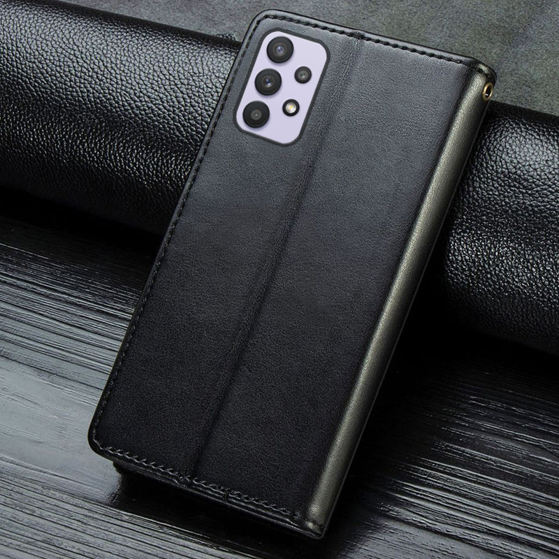 Замовити Шкіряний чохол-книжка GETMAN Gallant (PU) для Samsung Galaxy A32 4G (Чорний) на vchehle.ua