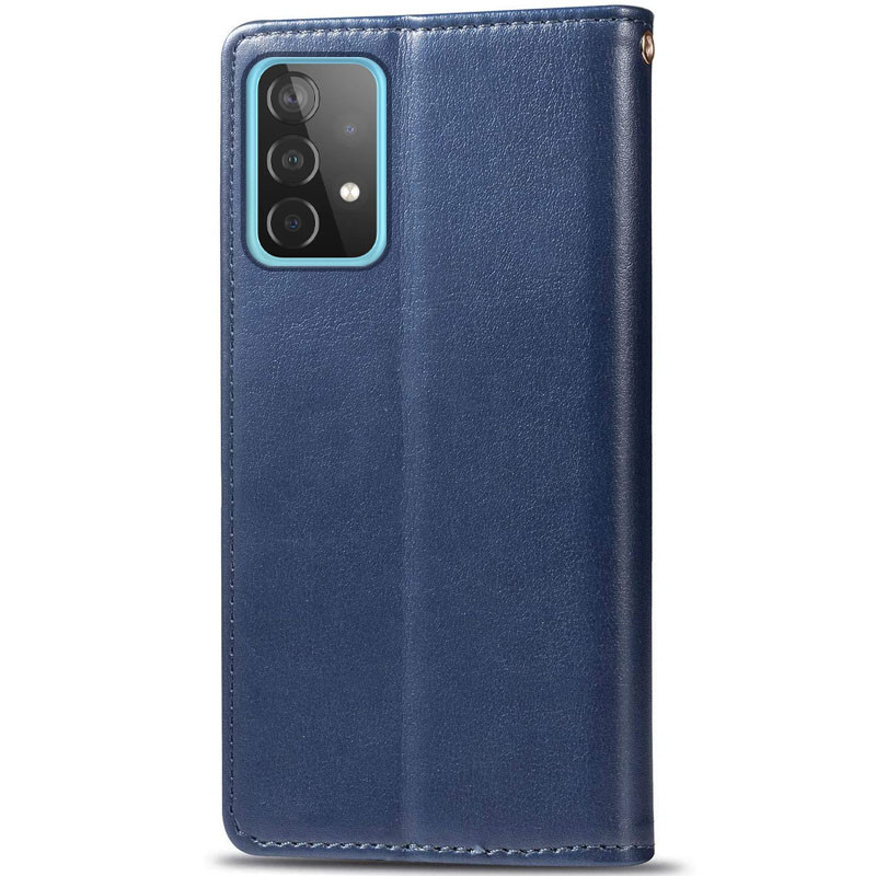 Фото Кожаный чехол-книжка GETMAN Gallant (PU) для Samsung Galaxy A23 4G (Синий) на vchehle.ua