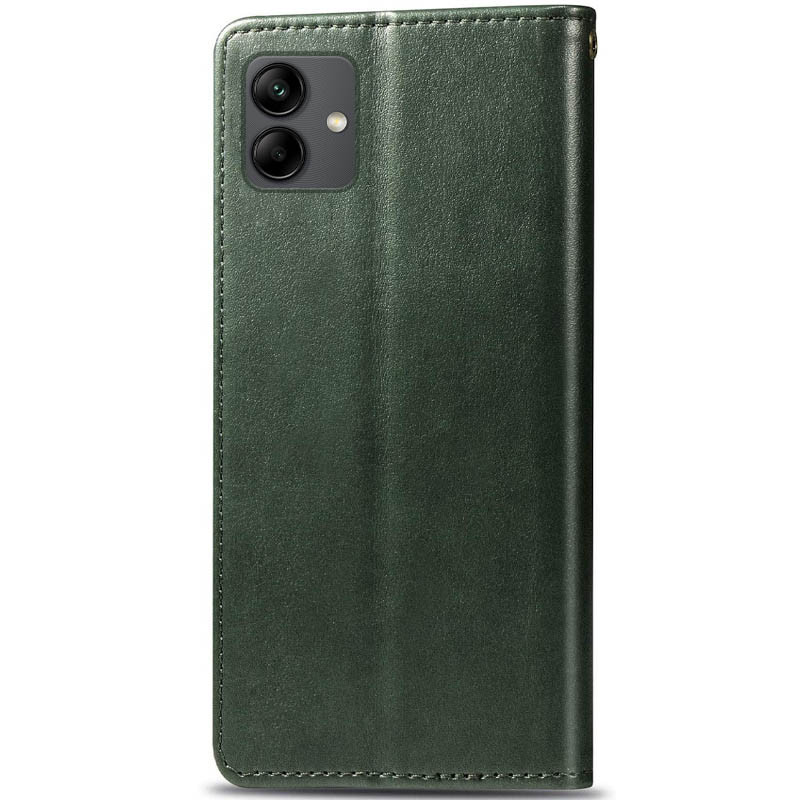Фото Шкіряний чохол-книжка GETMAN Gallant (PU) для Samsung Galaxy A08 / A07 4G (Зелений) на vchehle.ua
