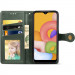Шкіряний чохол-книжка GETMAN Gallant (PU) для Samsung Galaxy A08 / A07 4G (Зелений) в магазині vchehle.ua