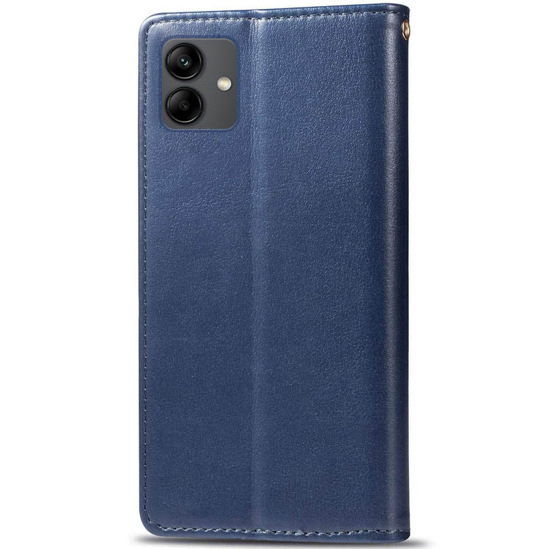 Фото Кожаный чехол-книжка GETMAN Gallant (PU) для Samsung Galaxy A08 / A07 4G (Синий) на vchehle.ua