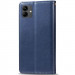 Фото Кожаный чехол-книжка GETMAN Gallant (PU) для Samsung Galaxy A08 / A07 4G (Синий) на vchehle.ua
