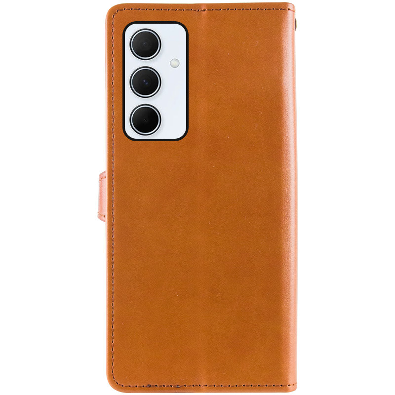 Фото Шкіряний чохол-книжка GETMAN Gallant (PU) для Samsung Galaxy S24 (Коричневий) в маназині vchehle.ua
