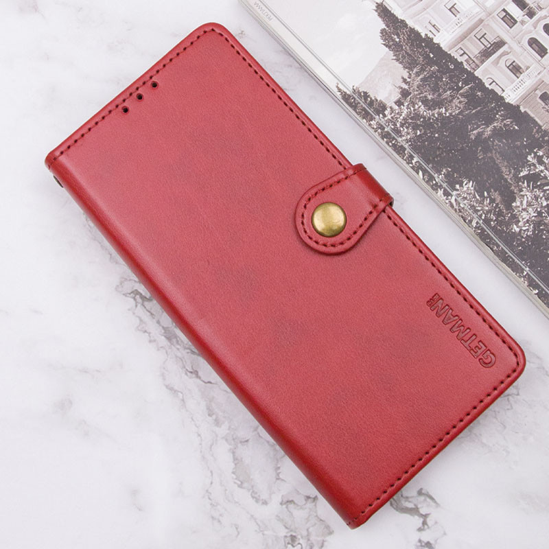 Купити Шкіряний чохол-книжка GETMAN Gallant (PU) для Samsung Galaxy S24 (Червоний) на vchehle.ua