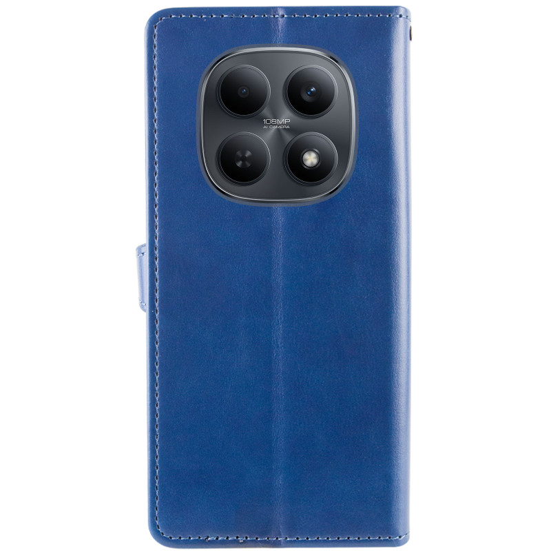 Замовити Шкіряний чохол-книжка GETMAN Gallant (PU) для Xiaomi Redmi Note 15 4G/5G (EU) (Синій) на vchehle.ua