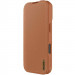 Фото Кожаный чехол-книжка Nillkin Qin Pro Camshield для Apple iPhone 17 (6.3") (Brown) на vchehle.ua